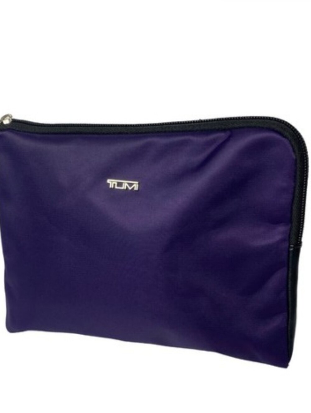 Tumi For Delta Purple Nylon Toiletry Pouch with Black Trim